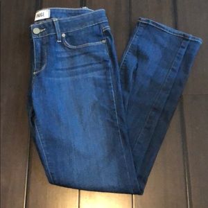Paige straight leg jeans. Size 6